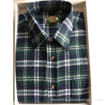 Top Cotton Flannel Fabric Business Shirt